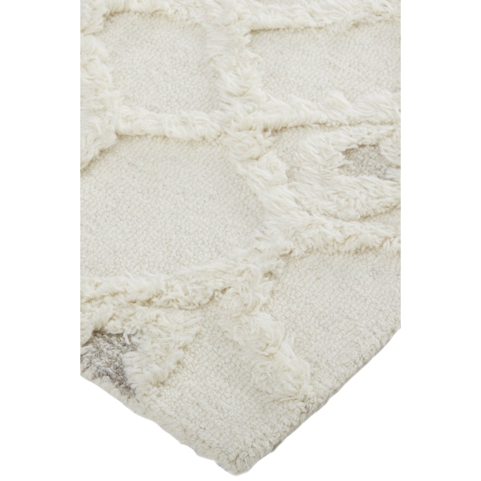 Feizy Anica 8013F Rug in Ivory / Taupe