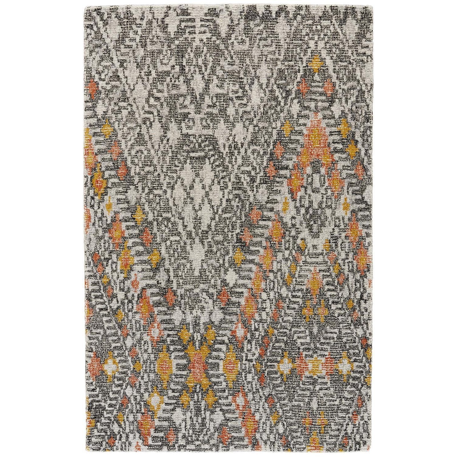 Feizy Arazad 8476F Rug in Tangerine