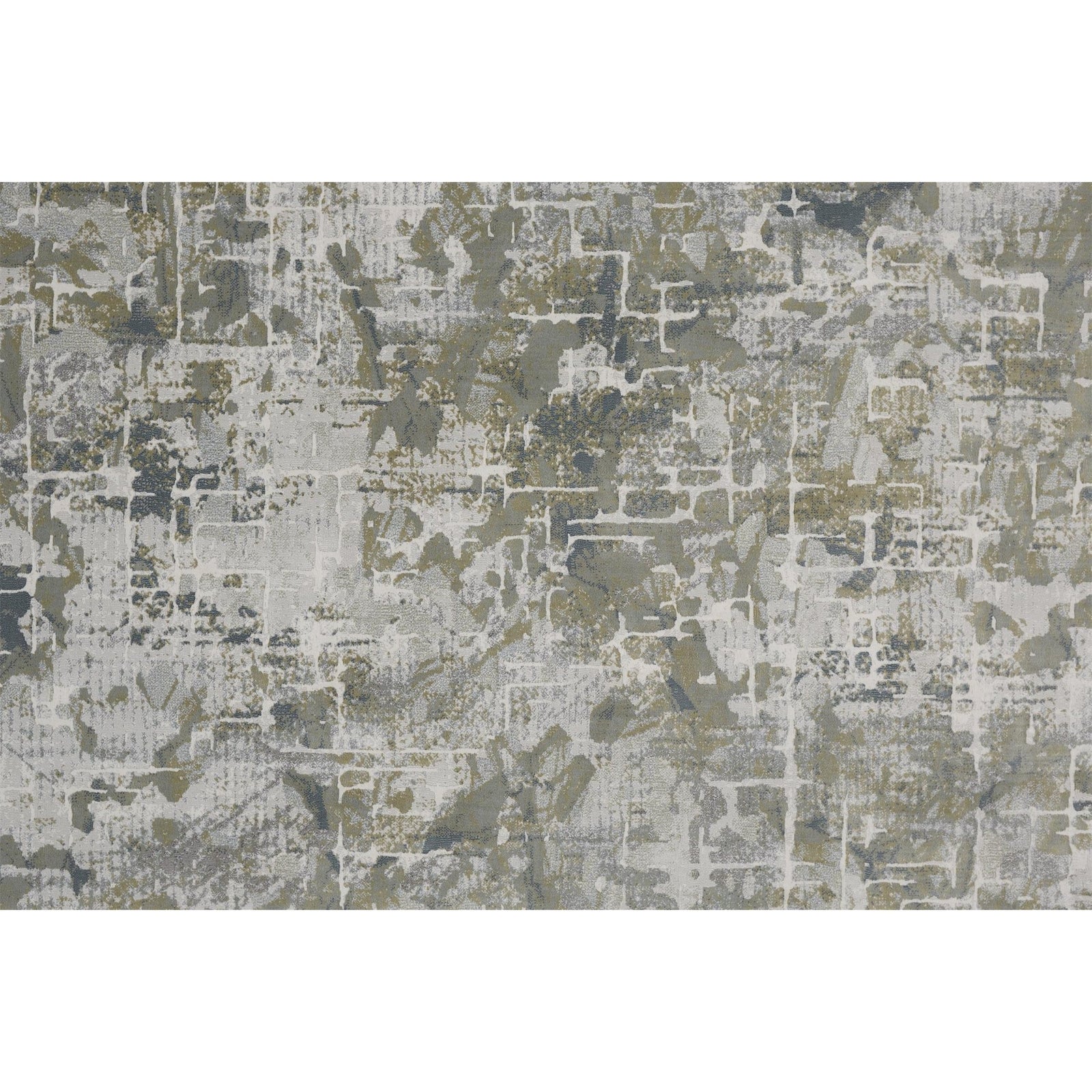 Feizy Atwell 3146F Rug in Green / Gray