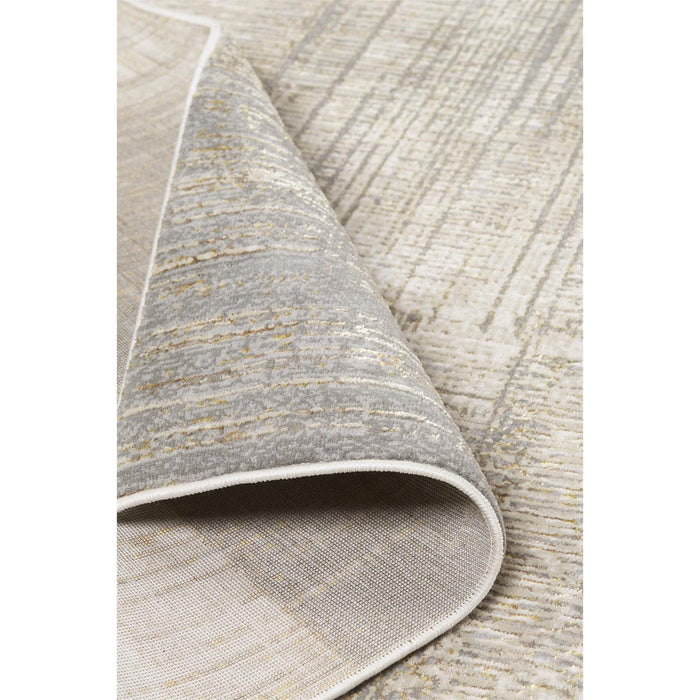 Feizy Aura 3736F Rug in Gray / Beige