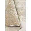 Feizy Aura 3739F Rug in Ivory / Gold