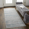 Feizy Azure 3402F Rug in Ivory / Silver