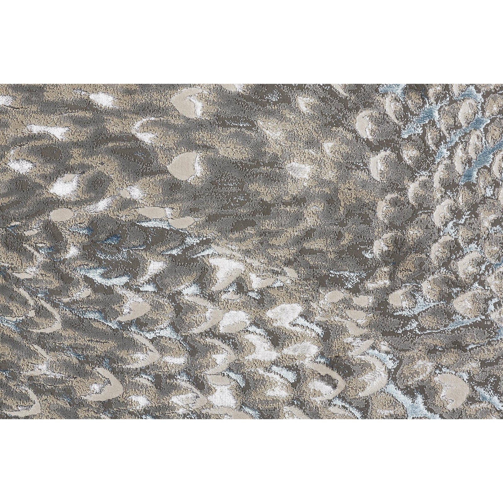 Feizy Azure 3403F Rug in Ivory / Silver