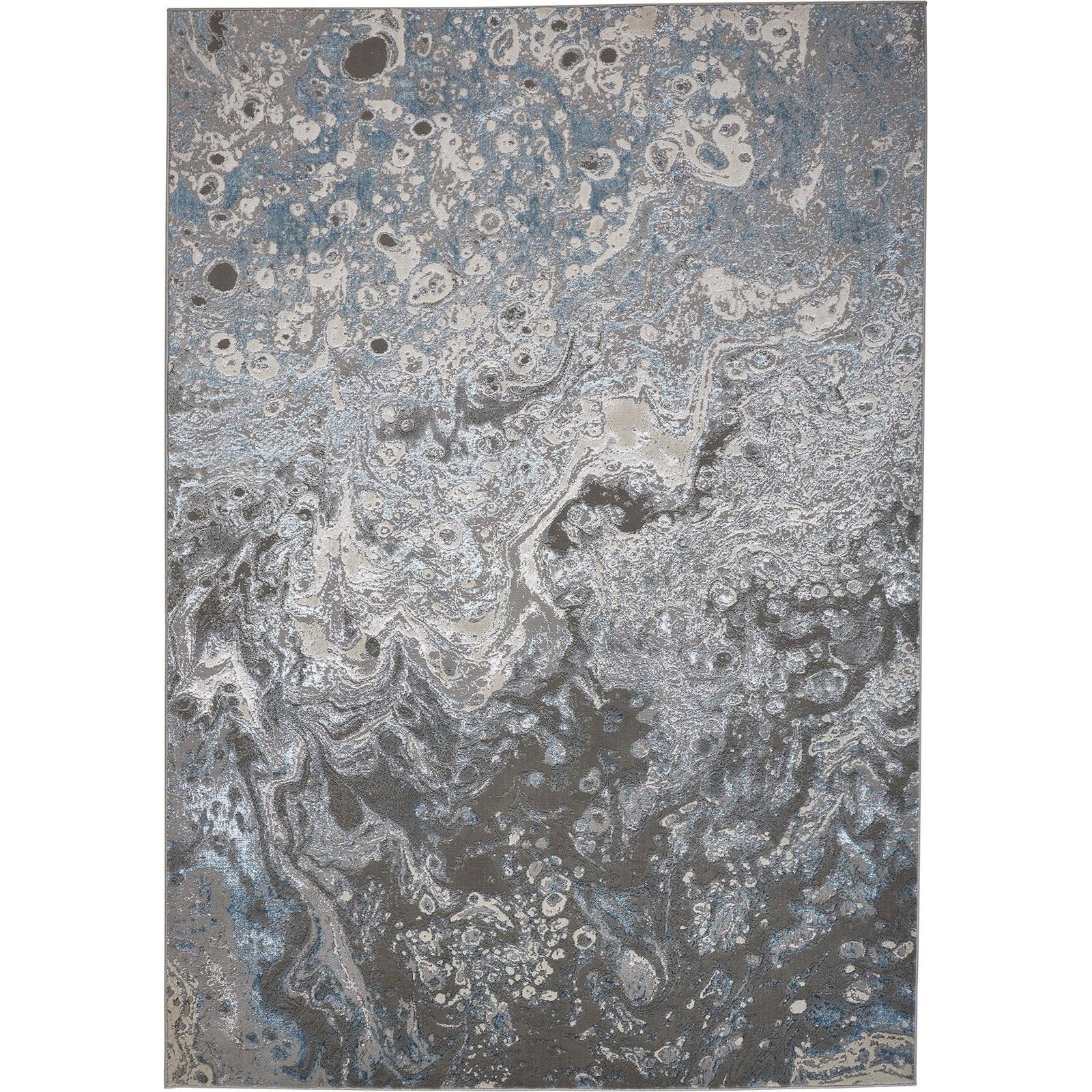 Feizy Azure 3405F Rug in Silver / Blue