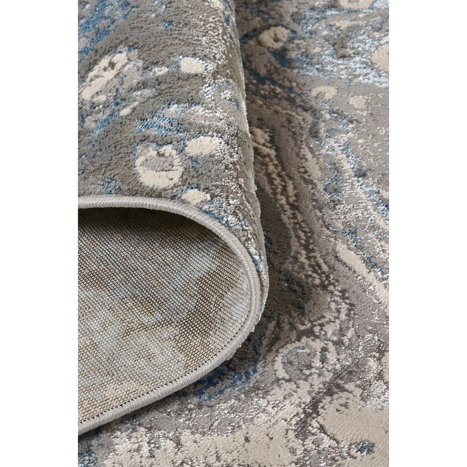 Feizy Azure 3405F Rug in Silver / Blue