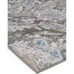 Feizy Azure 3405F Rug in Silver / Blue