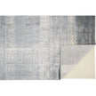 Feizy Azure 3413F Rug in Silver / Teal