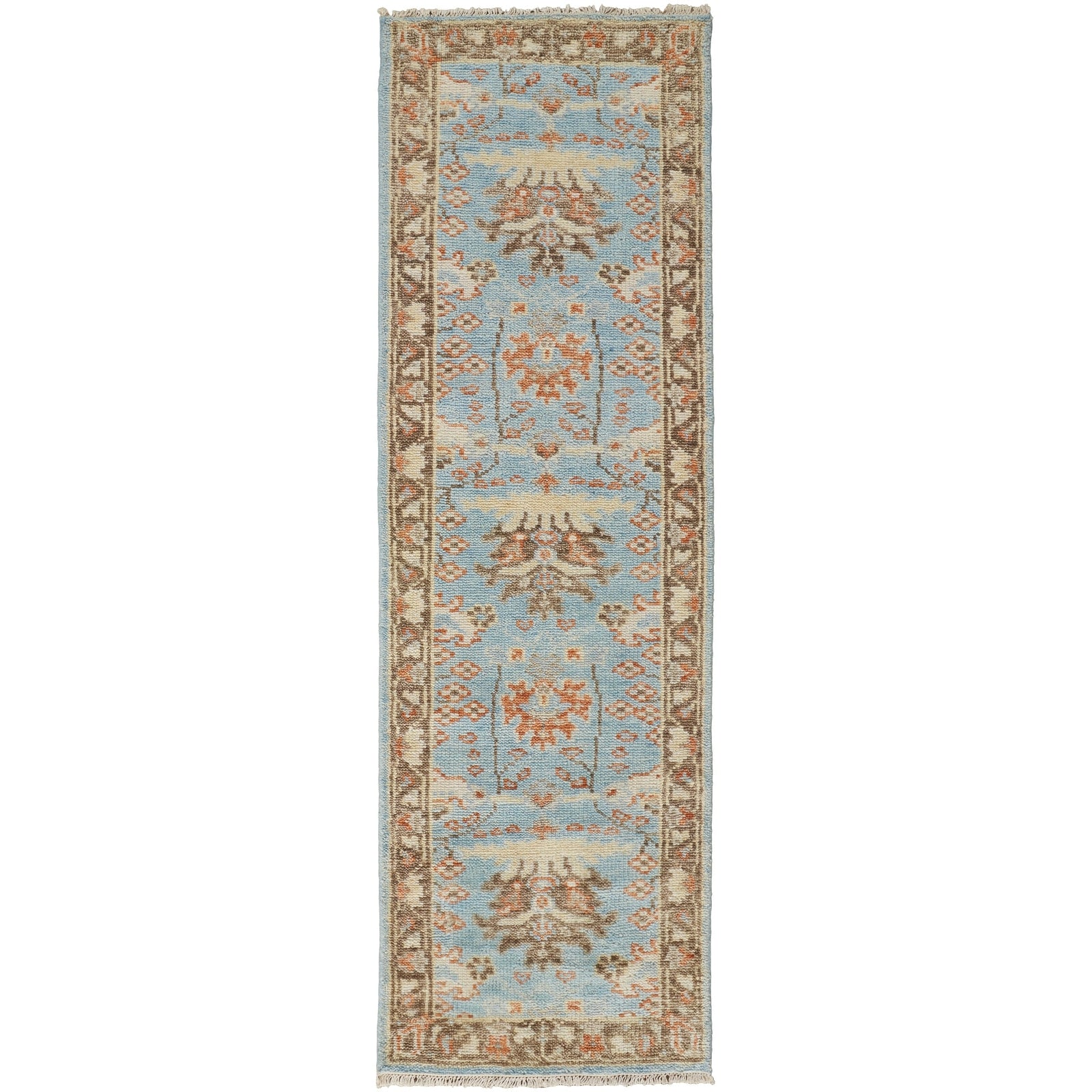 Feizy Beall 6710F Rug in Blue / Brown