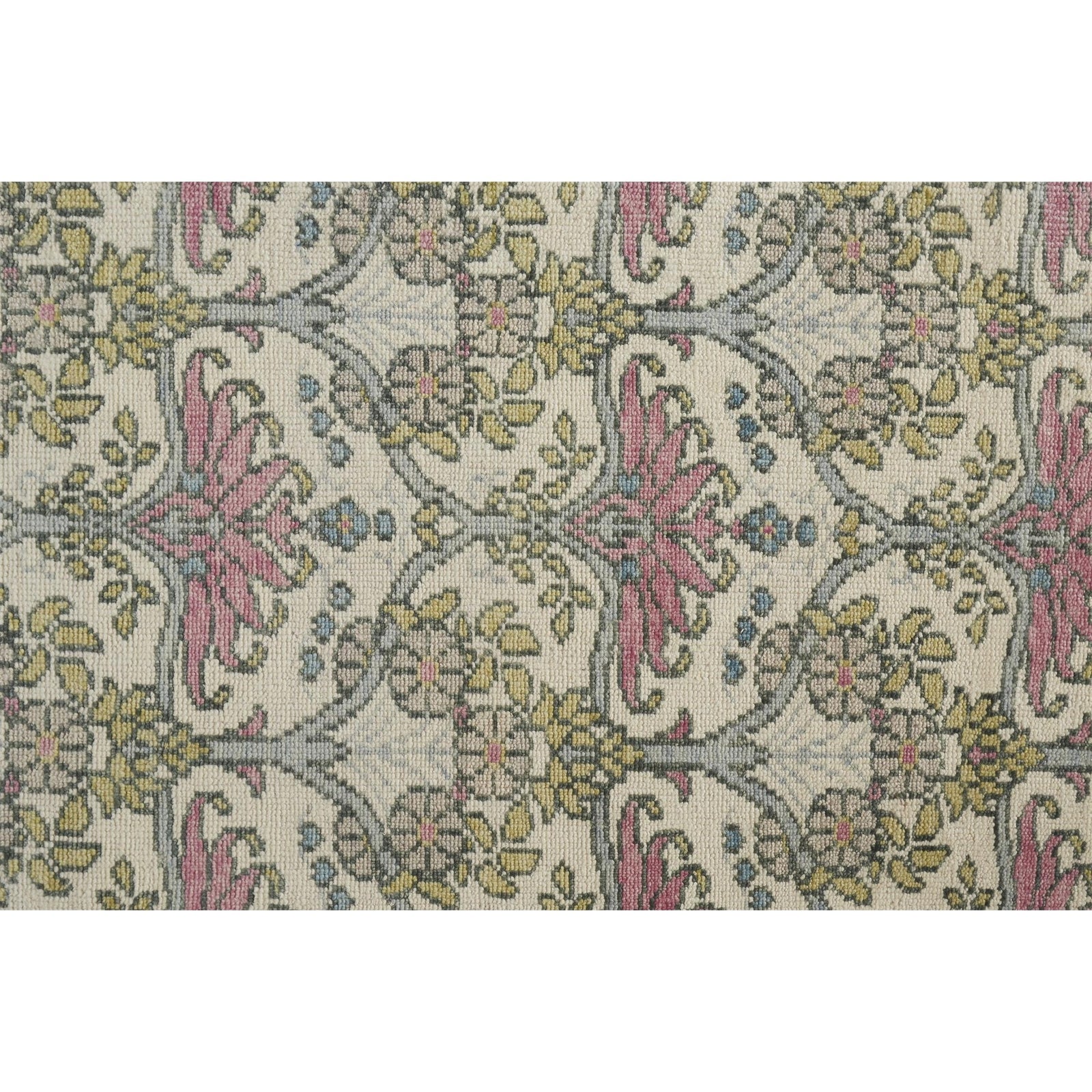 Feizy Beall 6714F Rug in Gray / Pink