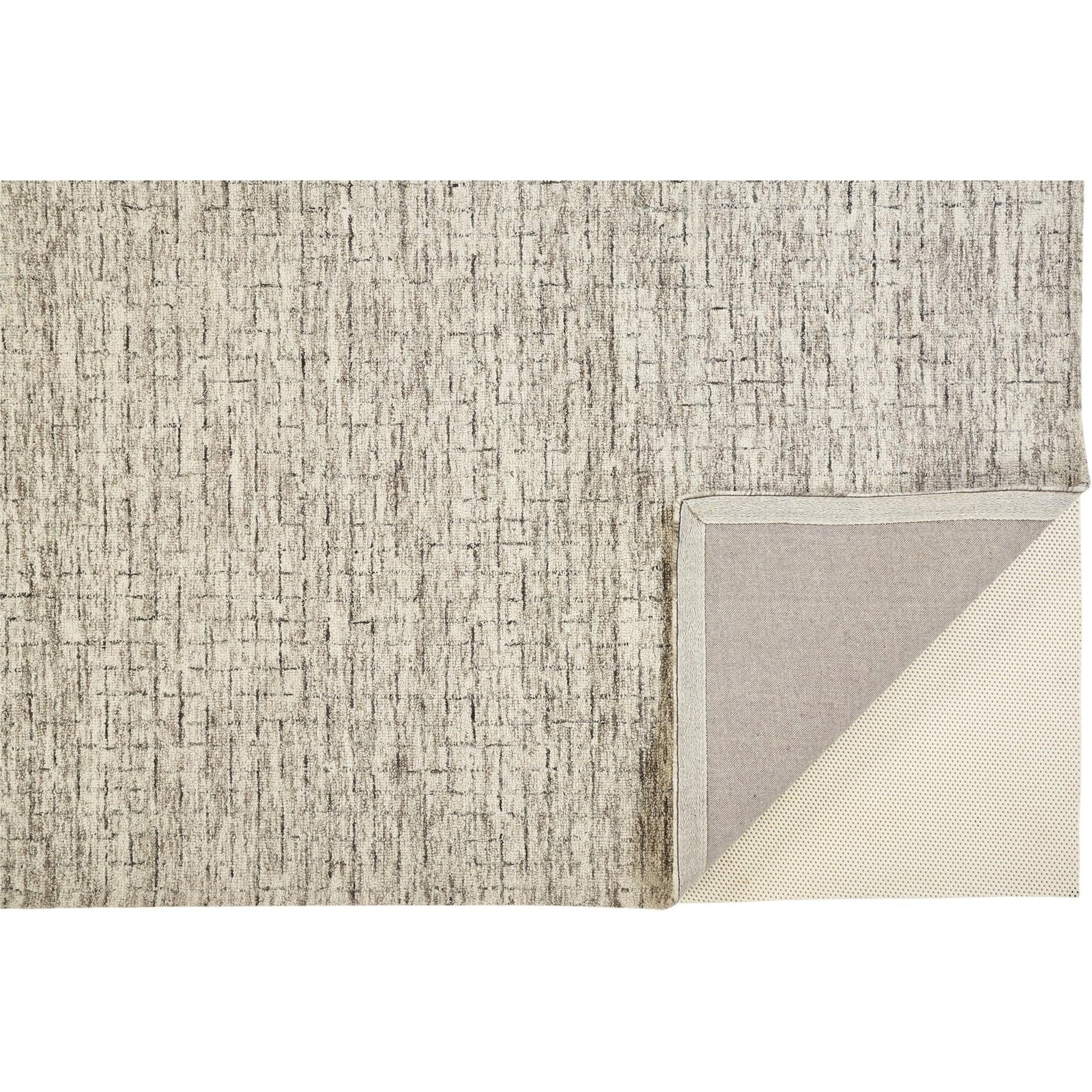 Feizy Belfort 8667F Rug in Ivory / Gray