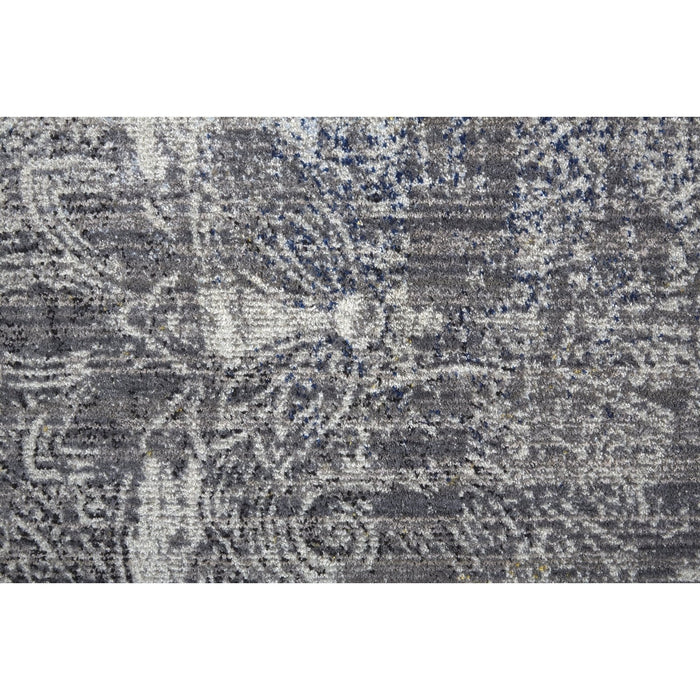 Feizy Bellini I39CV Rug in Blue / Gray