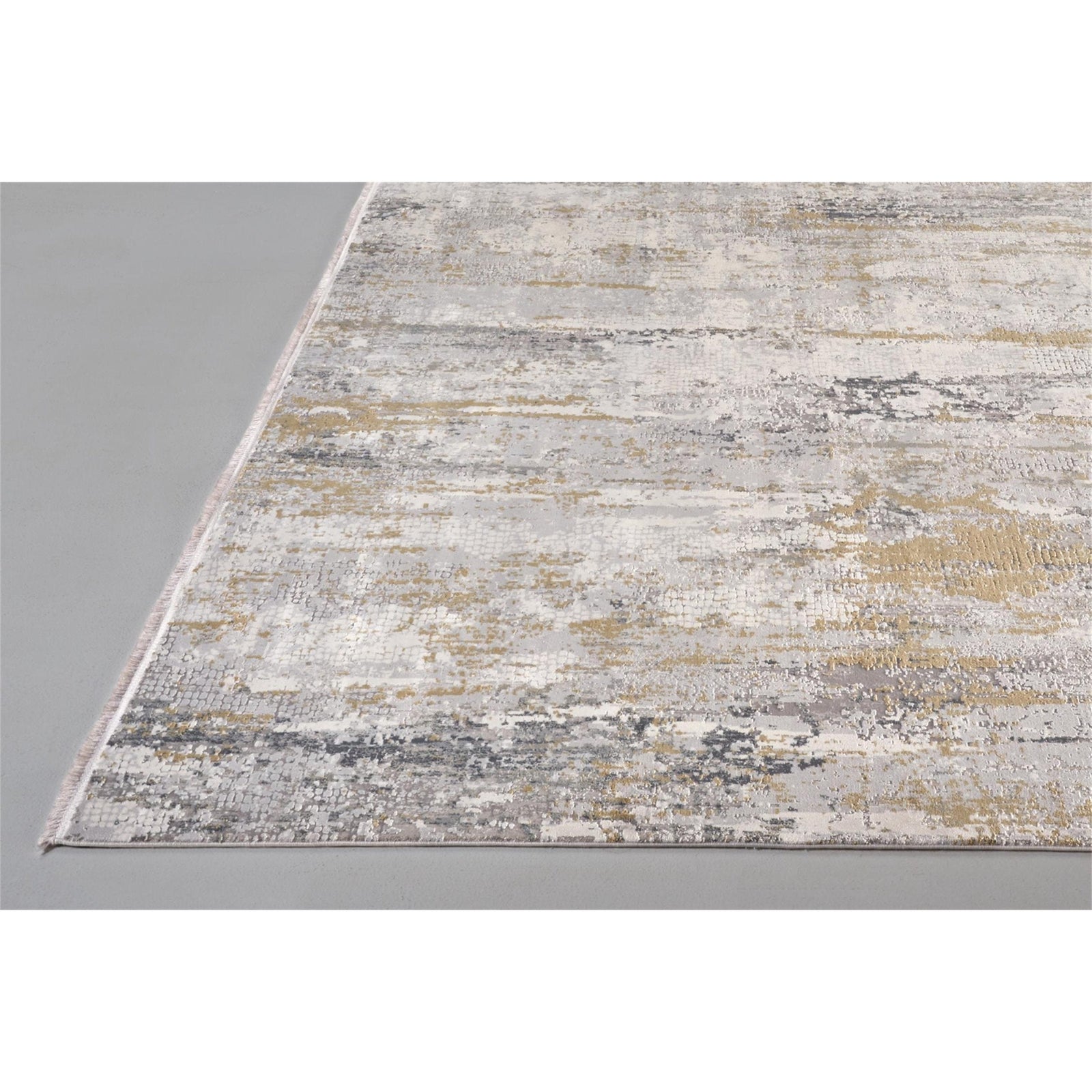 Feizy Cadiz 3887F Rug in Ivory/Gray