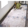 Feizy Cadiz 3889F Rug in Ivory/Blue