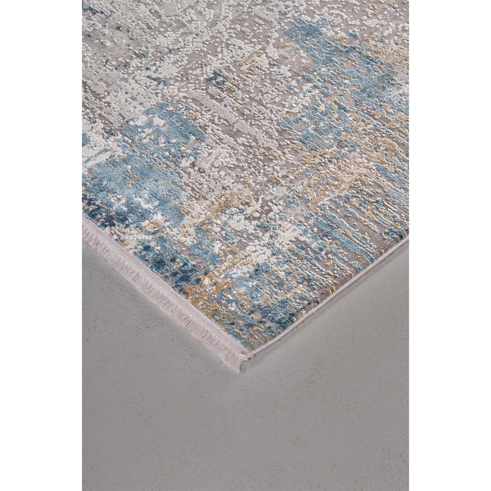 Feizy Cadiz 3889F Rug in Ivory/Blue