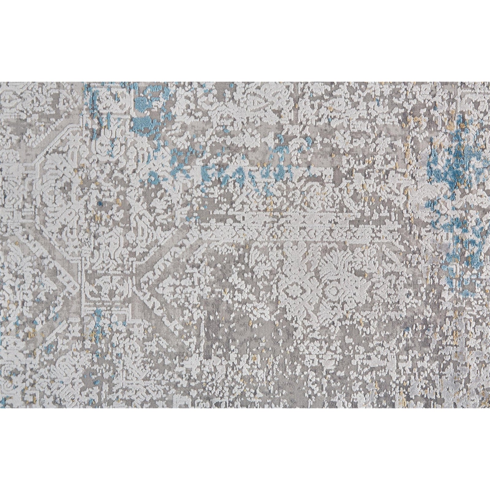 Feizy Cadiz 3889F Rug in Ivory/Blue