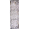 Feizy Cadiz 3892F Rug in Light Gray/Ivory