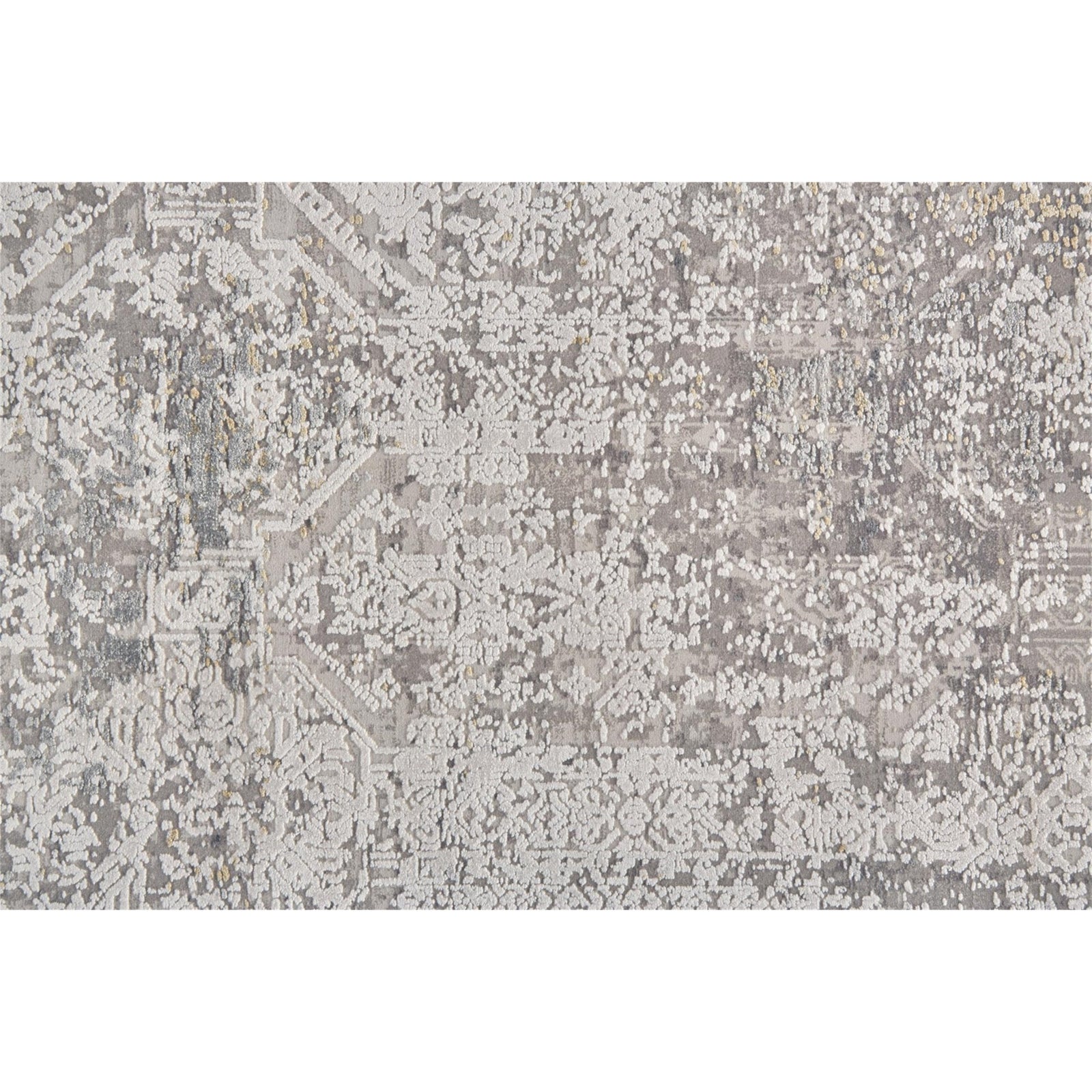 Feizy Cadiz 3892F Rug in Light Gray/Ivory