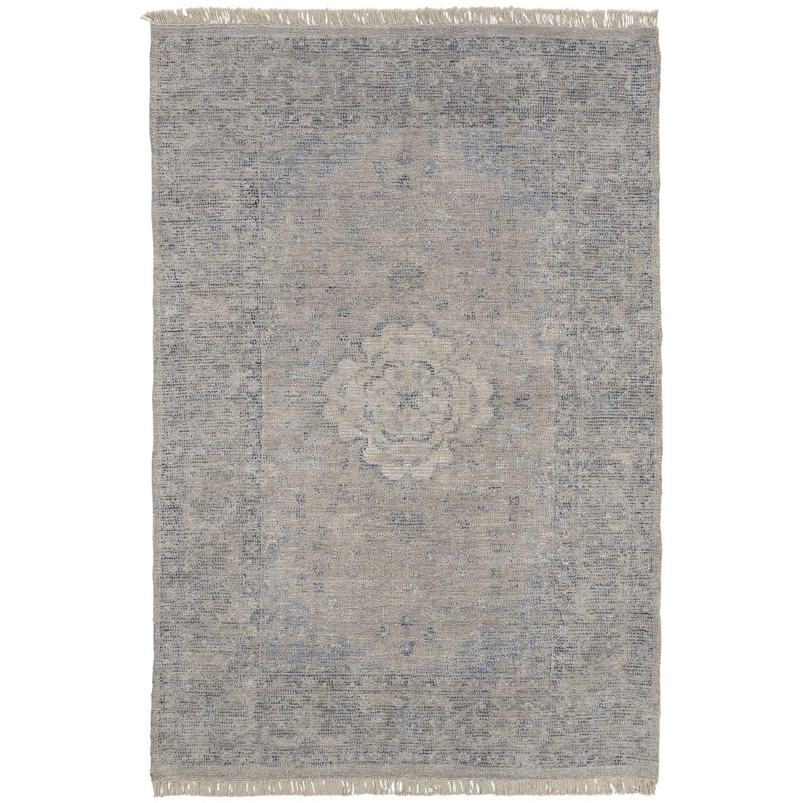 Feizy Caldwell 8108F Rug in Gray / Blue