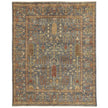 Feizy Carrington 6499F Rug in Blue / Rust