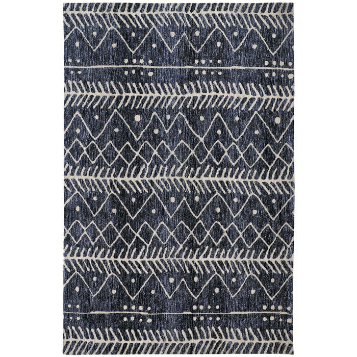 Feizy Colton 8318F Rug in Blue / Beige