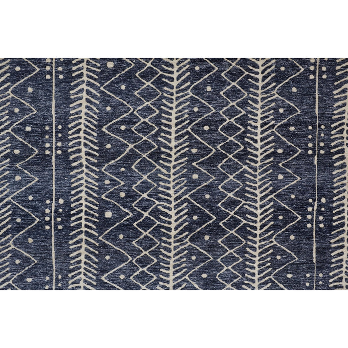 Feizy Colton 8318F Rug in Blue / Beige