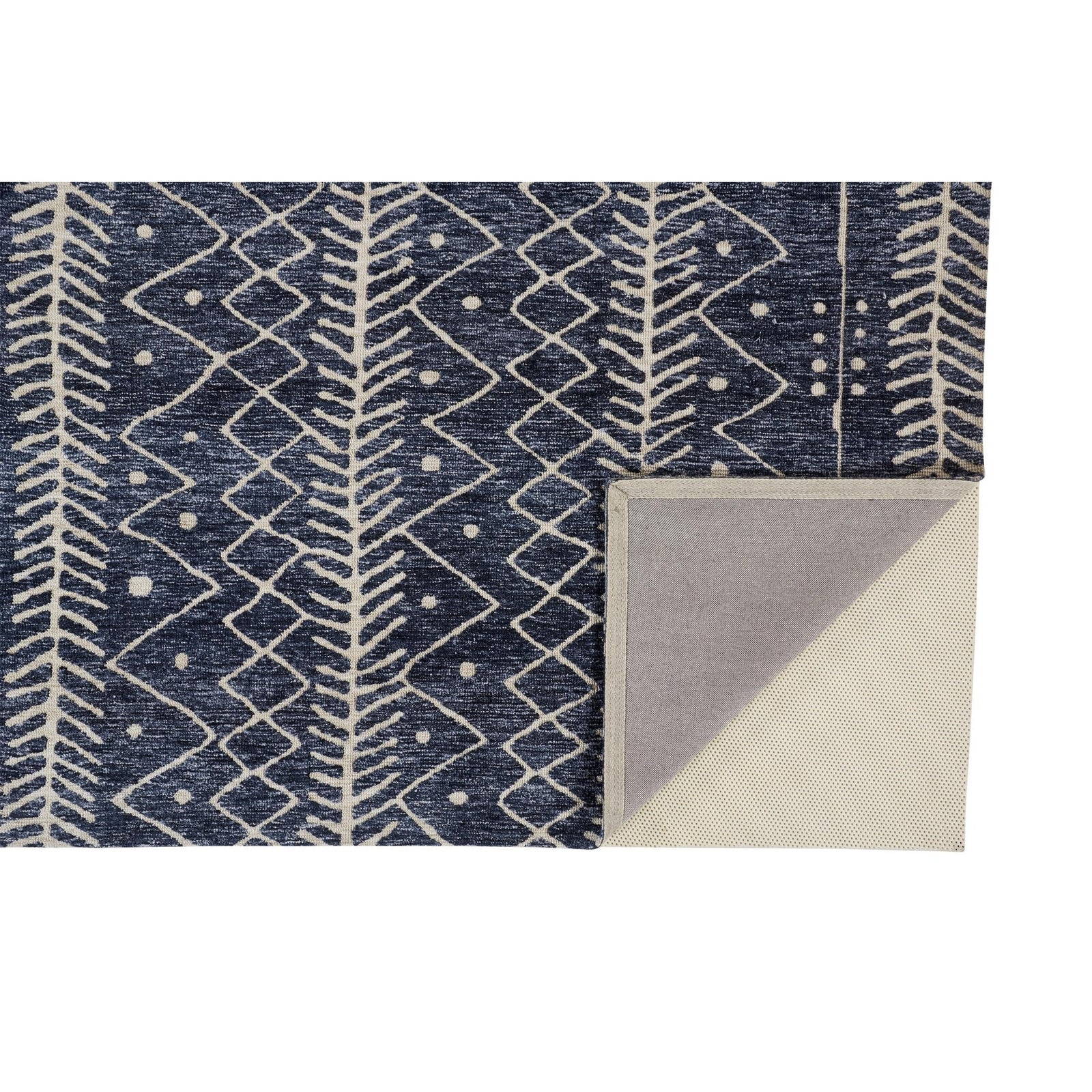 Feizy Colton 8318F Rug in Blue / Beige