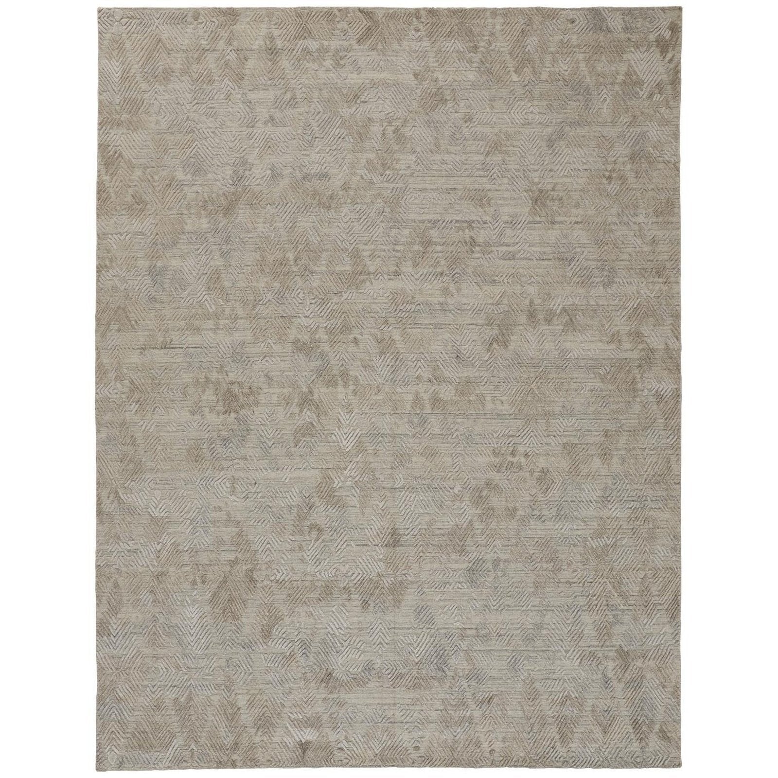 Feizy Elias 6718F Rug in Gray / Taupe