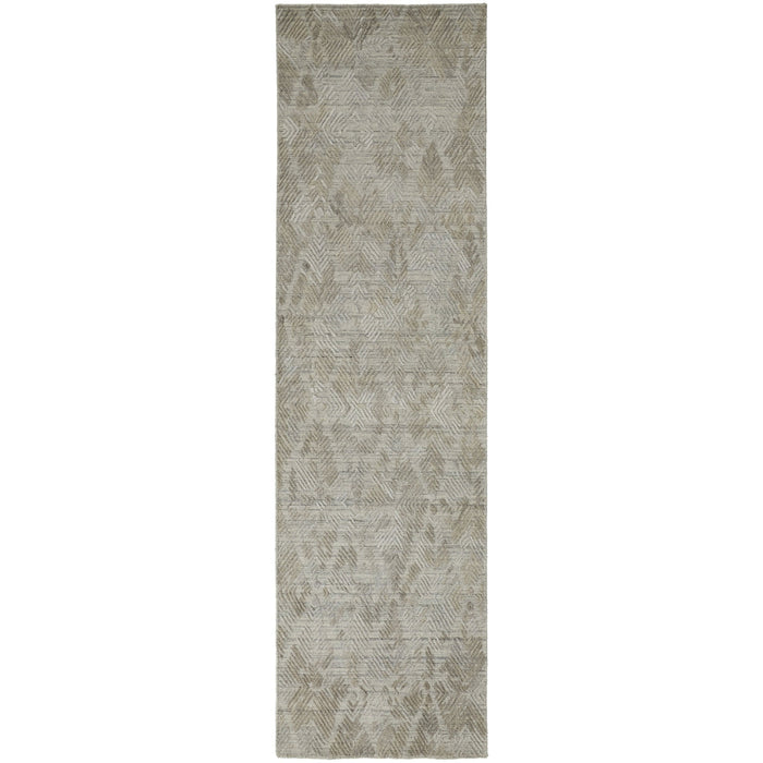 Feizy Elias 6718F Rug in Gray / Taupe