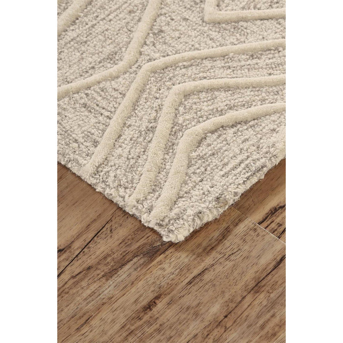 Feizy Enzo 8738F Rug in Ivory/Natural