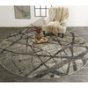Feizy Kano 3877F Rug in Charcoal/Gray