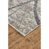 Feizy Kano 3877F Rug in Charcoal/Gray