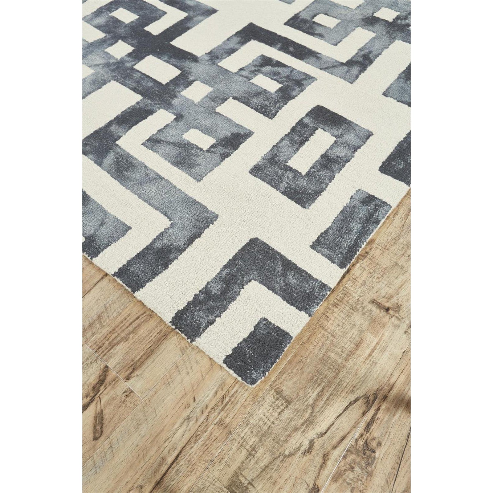 Feizy Lorrain 8568F Rug in Noir