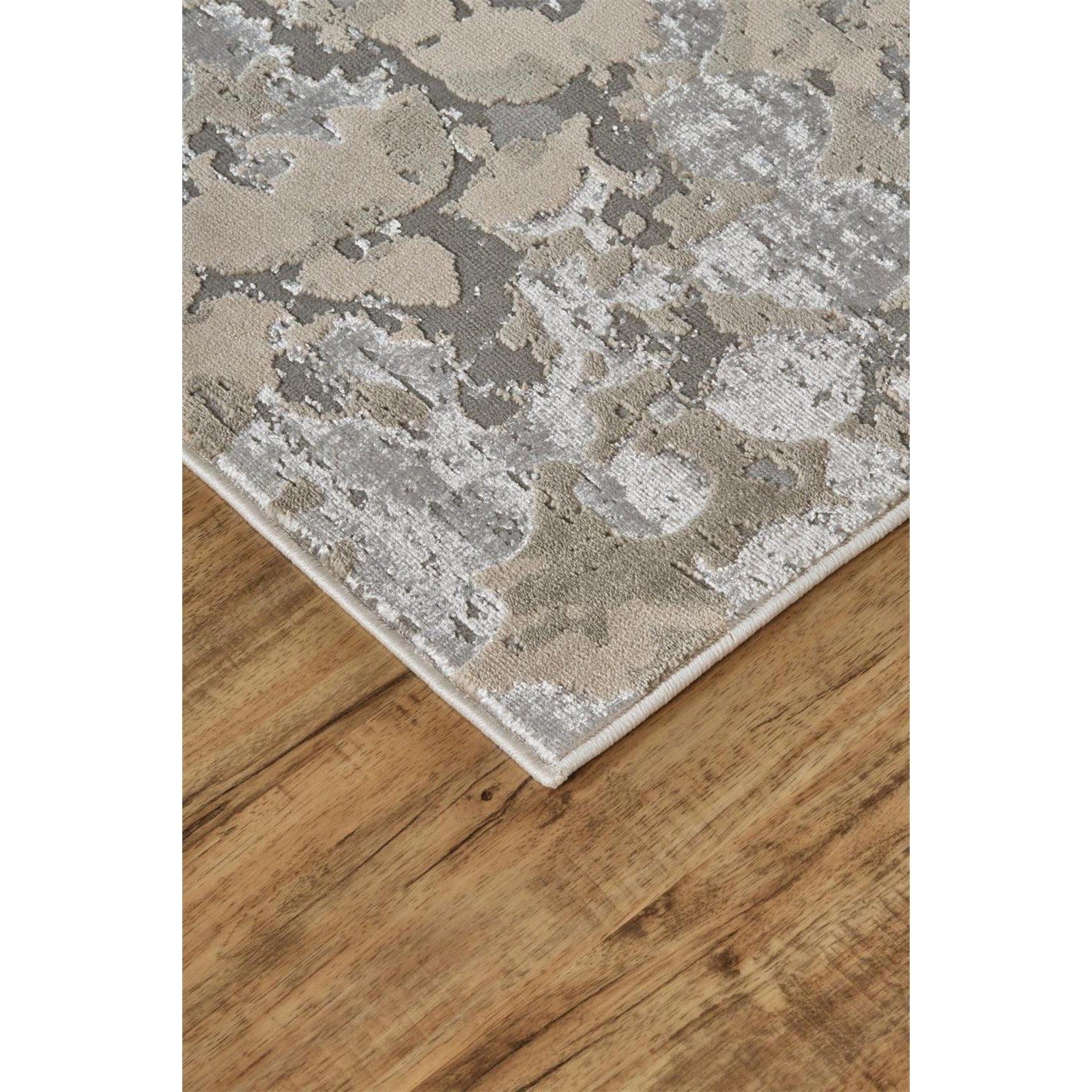 Feizy Micah 3336F Rug in Silver/Gray