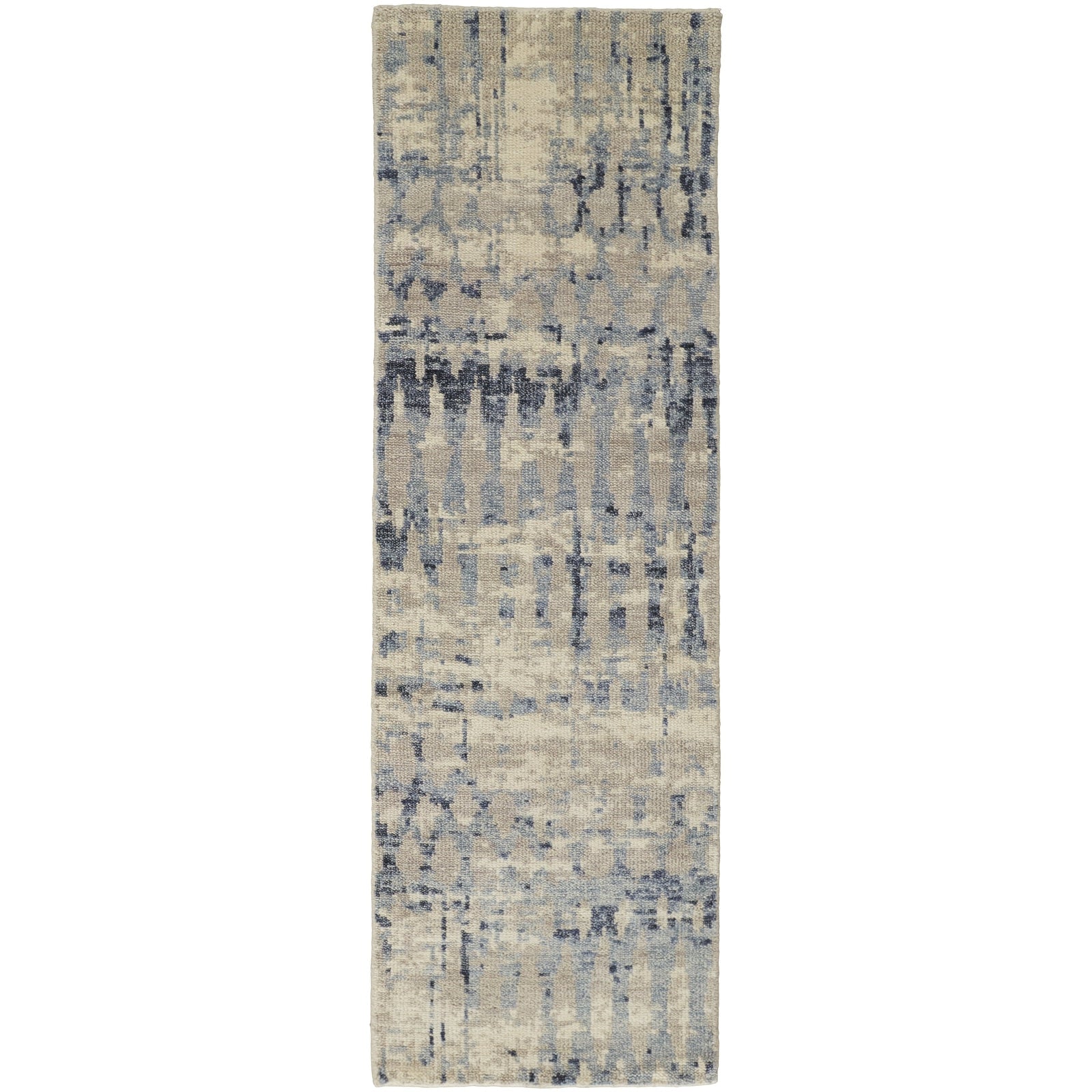 Feizy Palomar 6631F Rug in Tan / Blue