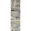 Feizy Palomar 6631F Rug in Tan / Blue