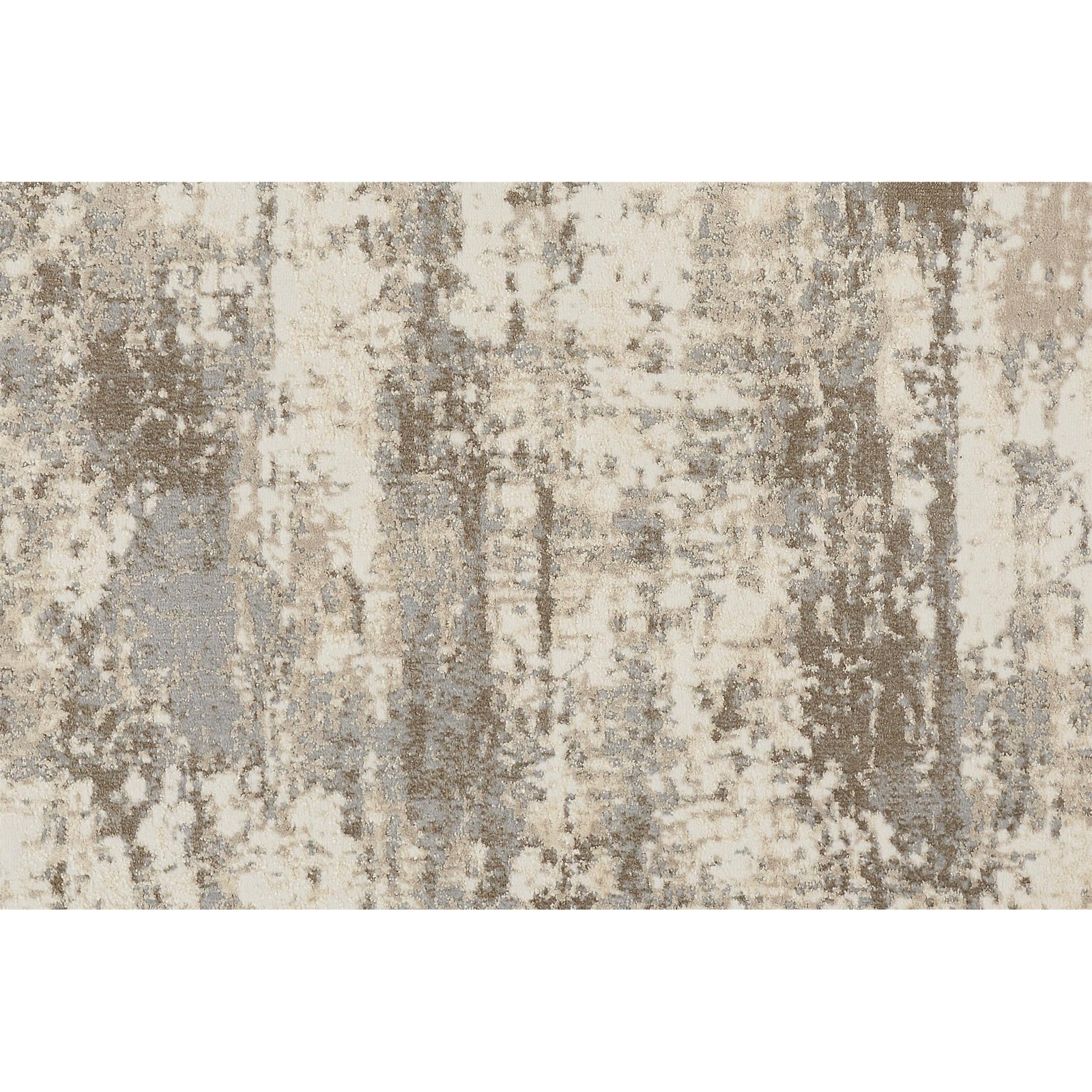 Feizy Parker 3719F Rug in Silver / Beige