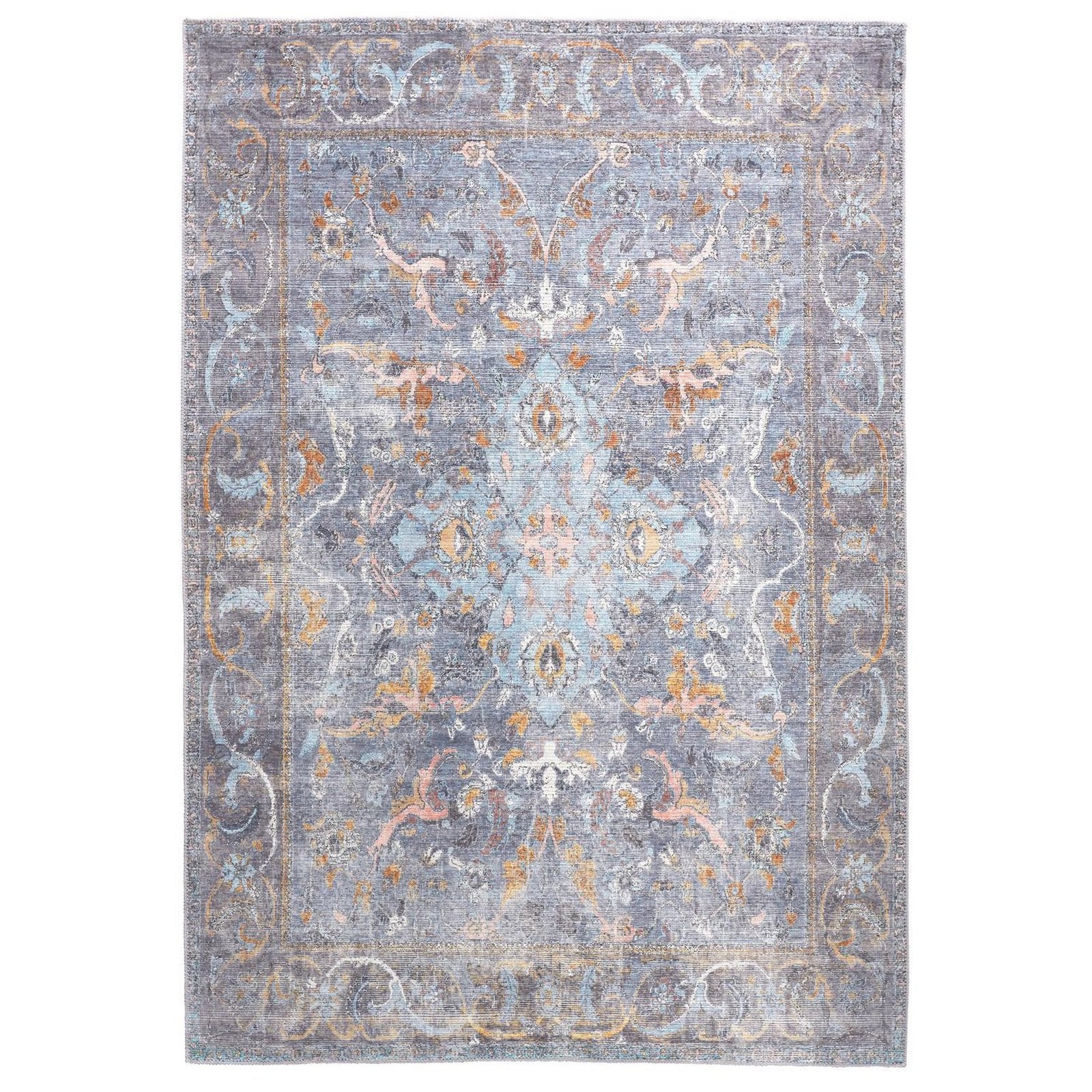 Feizy Percy 39AFF Rug in Blue