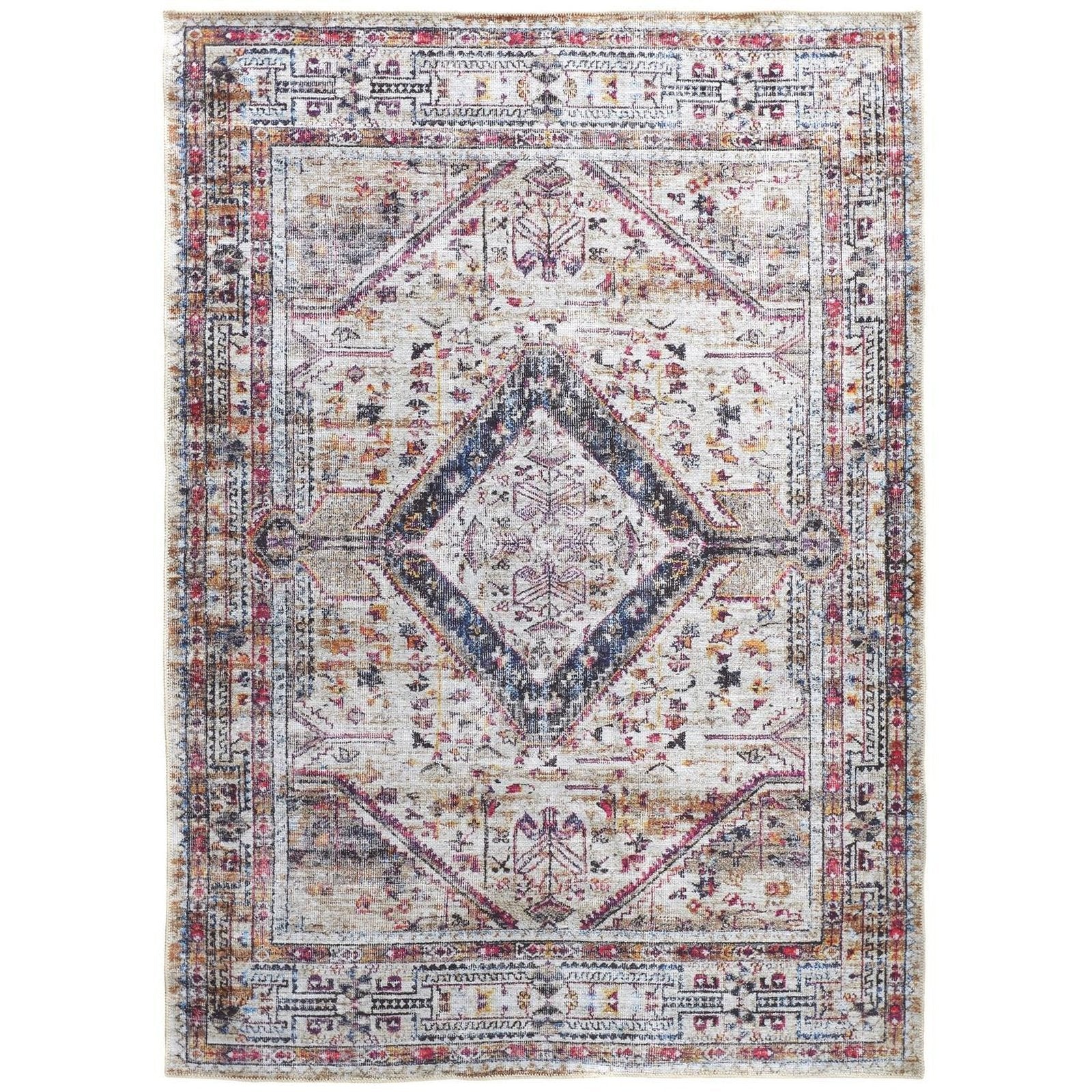 Feizy Percy 39AMF Rug in Gray / Blue