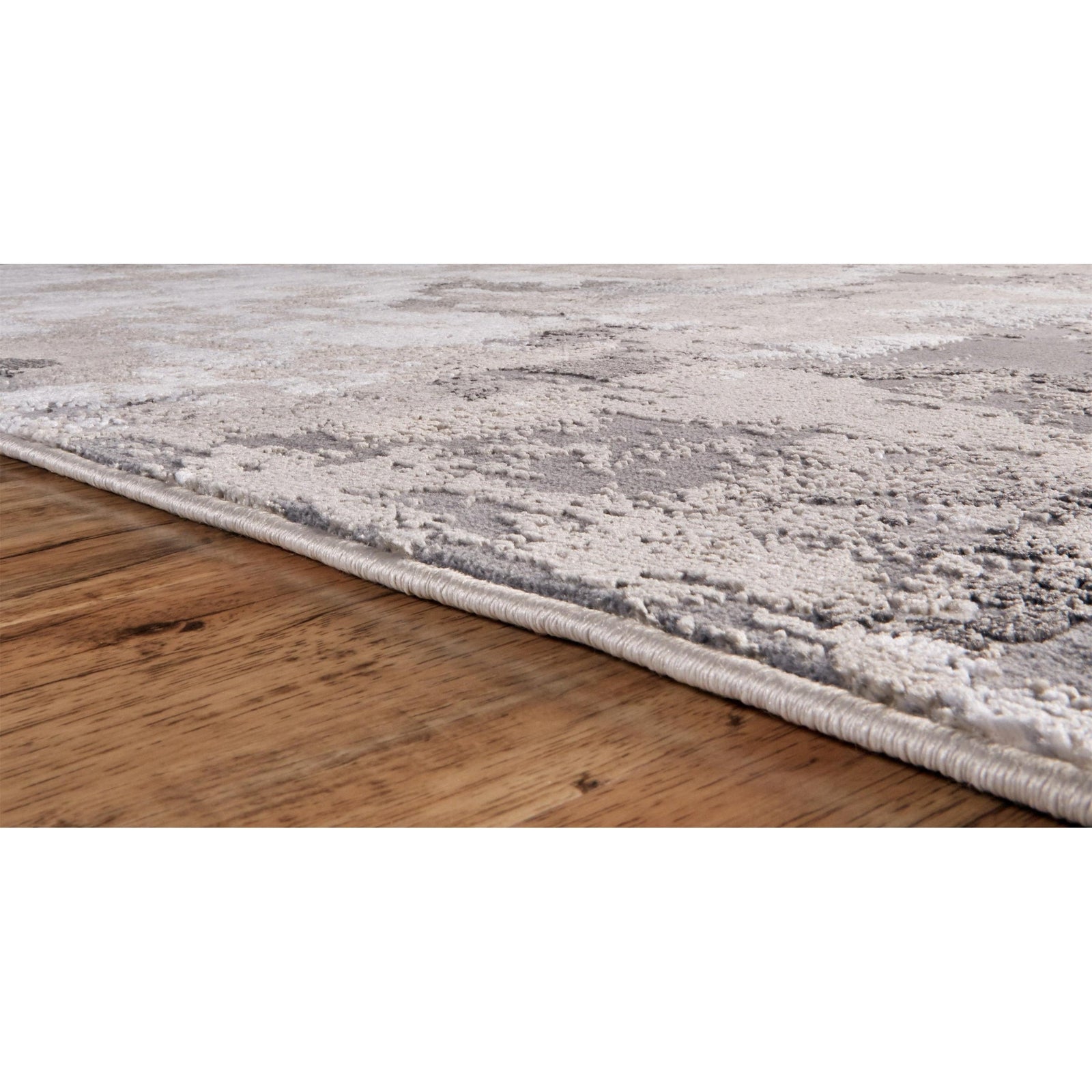 Feizy Prasad 3970F Rug in Gray