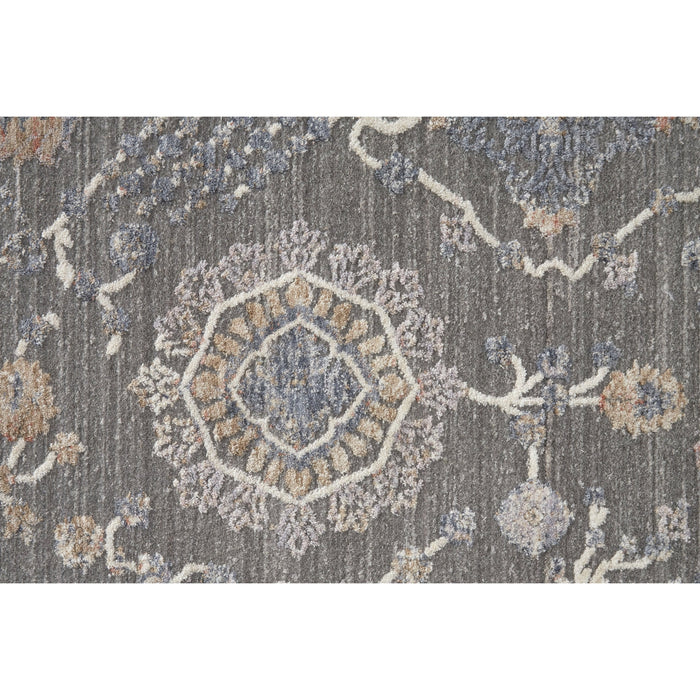 Feizy Thackery 39D0F Rug in Gray / Tan