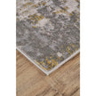 Feizy Waldor 3969F Rug in Gold/Sterling