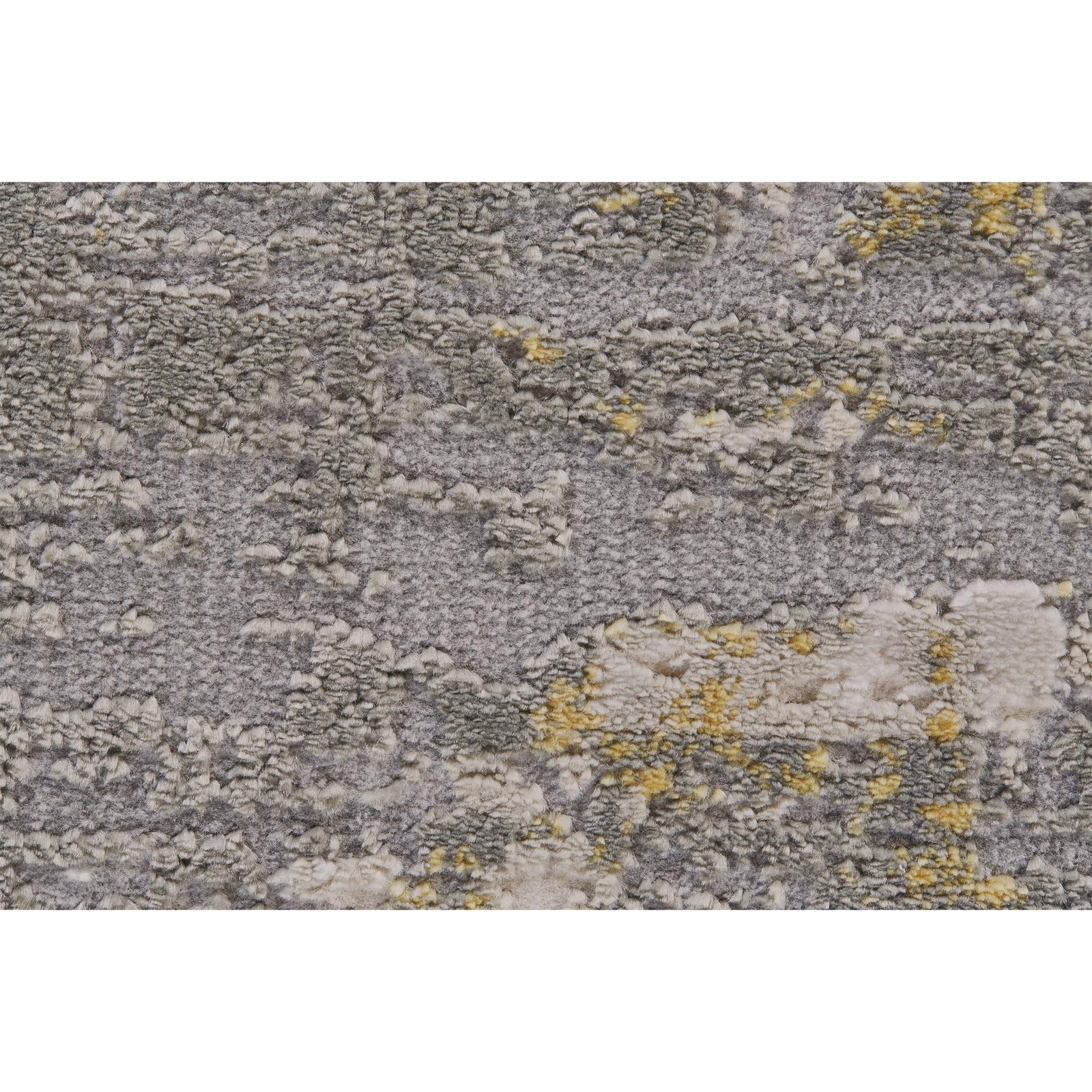 Feizy Waldor 3969F Rug in Gold/Sterling