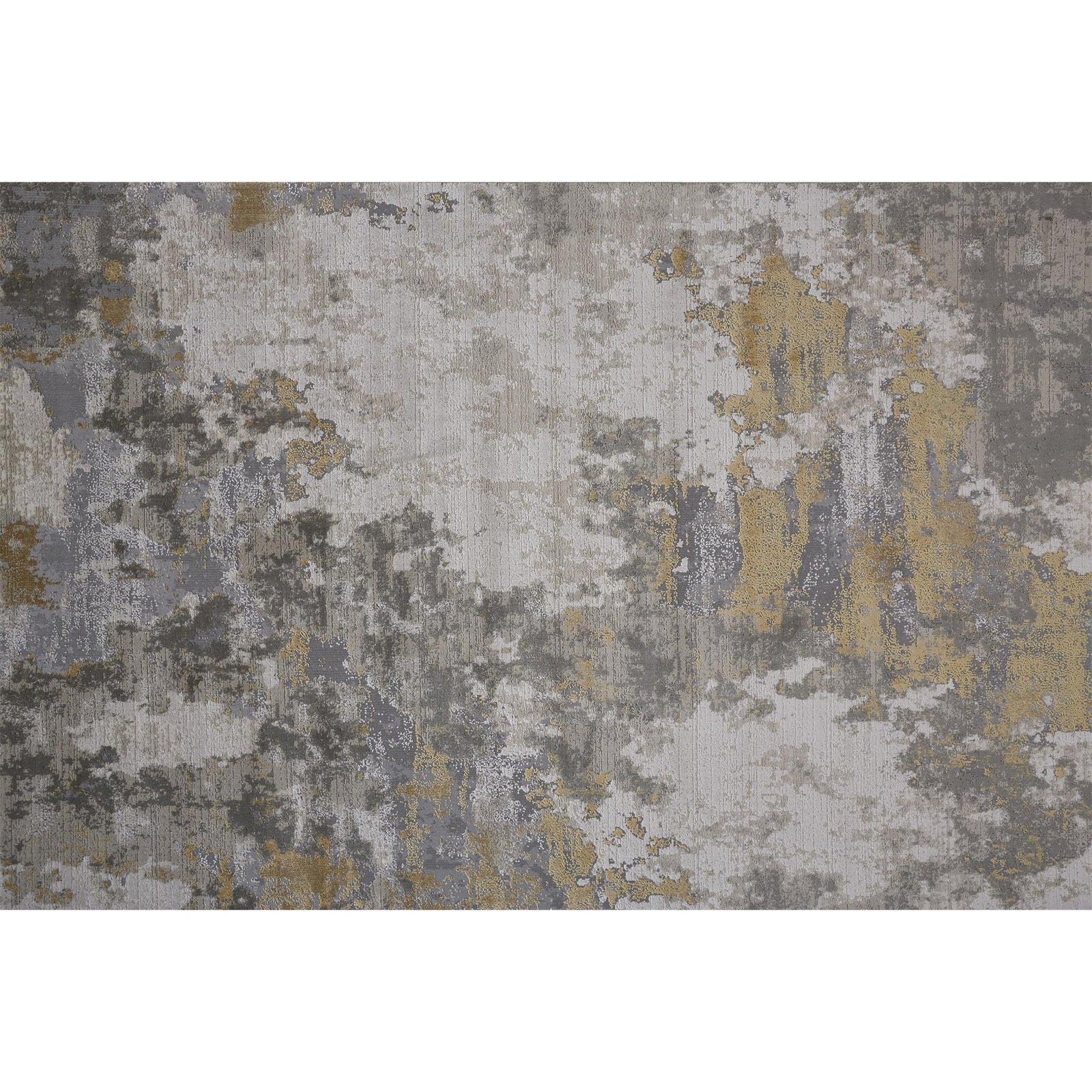 Feizy Waldor 3970F Rug in Ivory / Gold