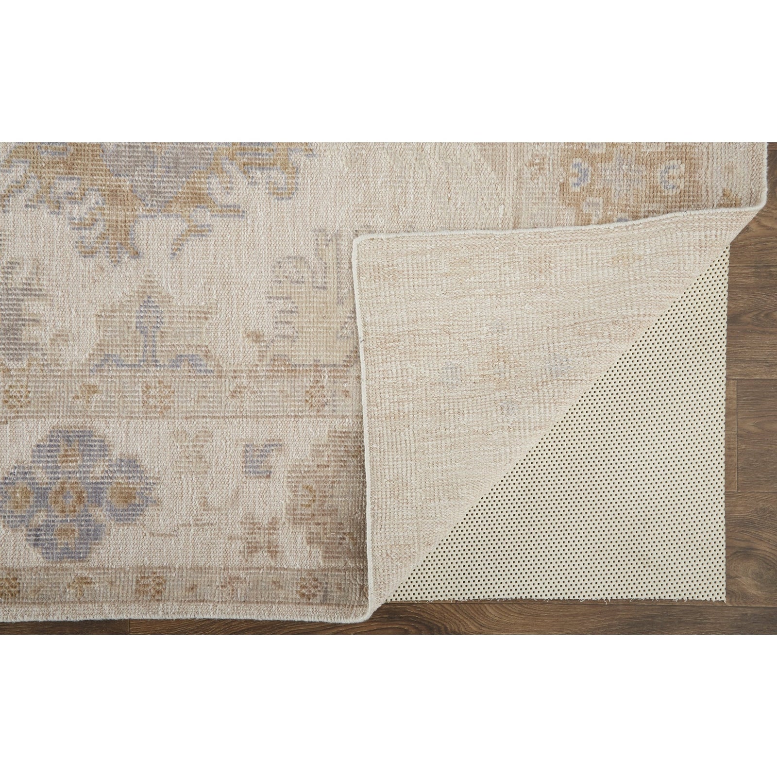 Feizy Wendover 6841F Rug in Tan / Blue