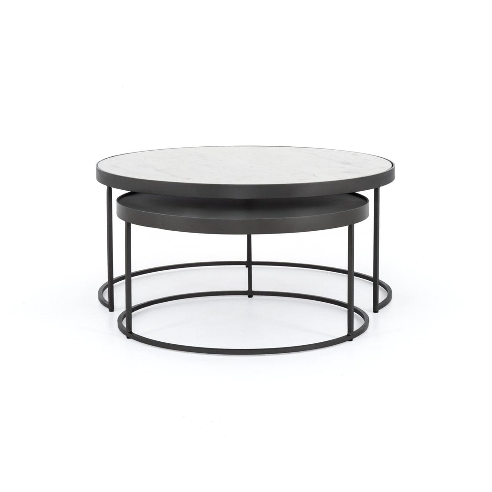 Four Hands Evelyn Round Nesting Coffee Table