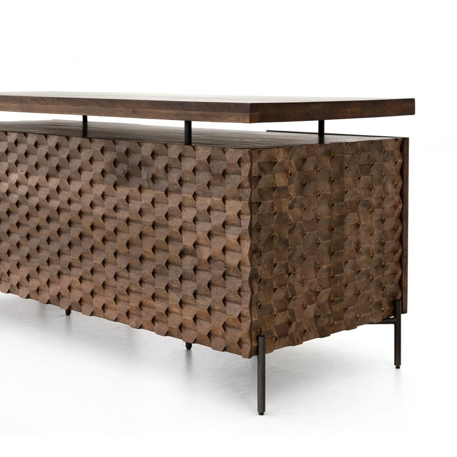 Raffael Desk-Antique Brown