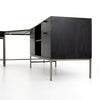 Four Hands Trey L-Shaped Desk System With Filing Credenza