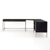 Four Hands Trey L-Shaped Desk System With Filing Credenza