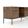 Four Hands Trey L-Shaped Desk System With Filing Credenza