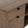 Four Hands Trey L-Shaped Desk System With Filing Credenza